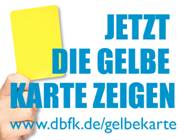 DBfK startet Aktion ‚Gelbe Karte an die Bundeskanzlerin‘