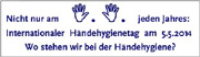 Internationaler Tag der Händehygiene