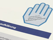 Neues Logo kennzeichnet Schulungsmaterial: „Blaue Hand“